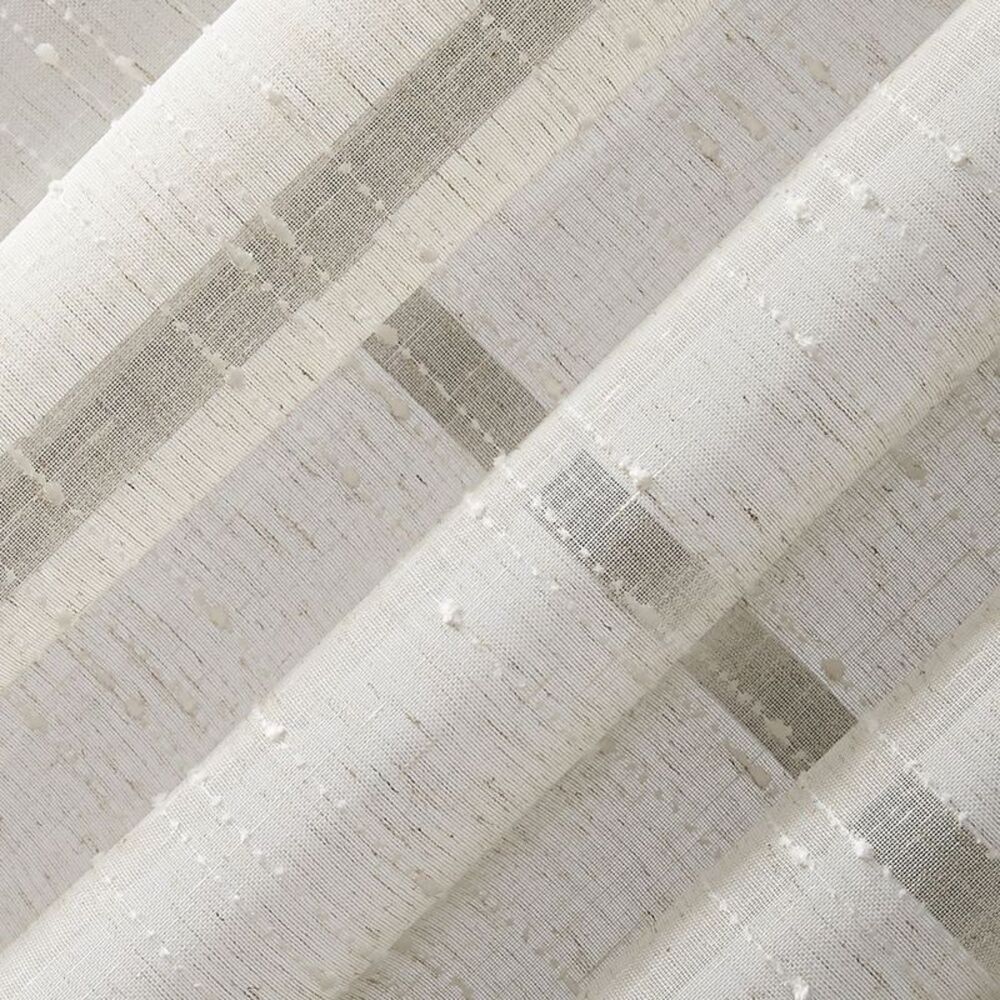 Clean Window - 52"x84" Clean Window Sheer Textured Slub Striped A Linen - Picture 4 of 5